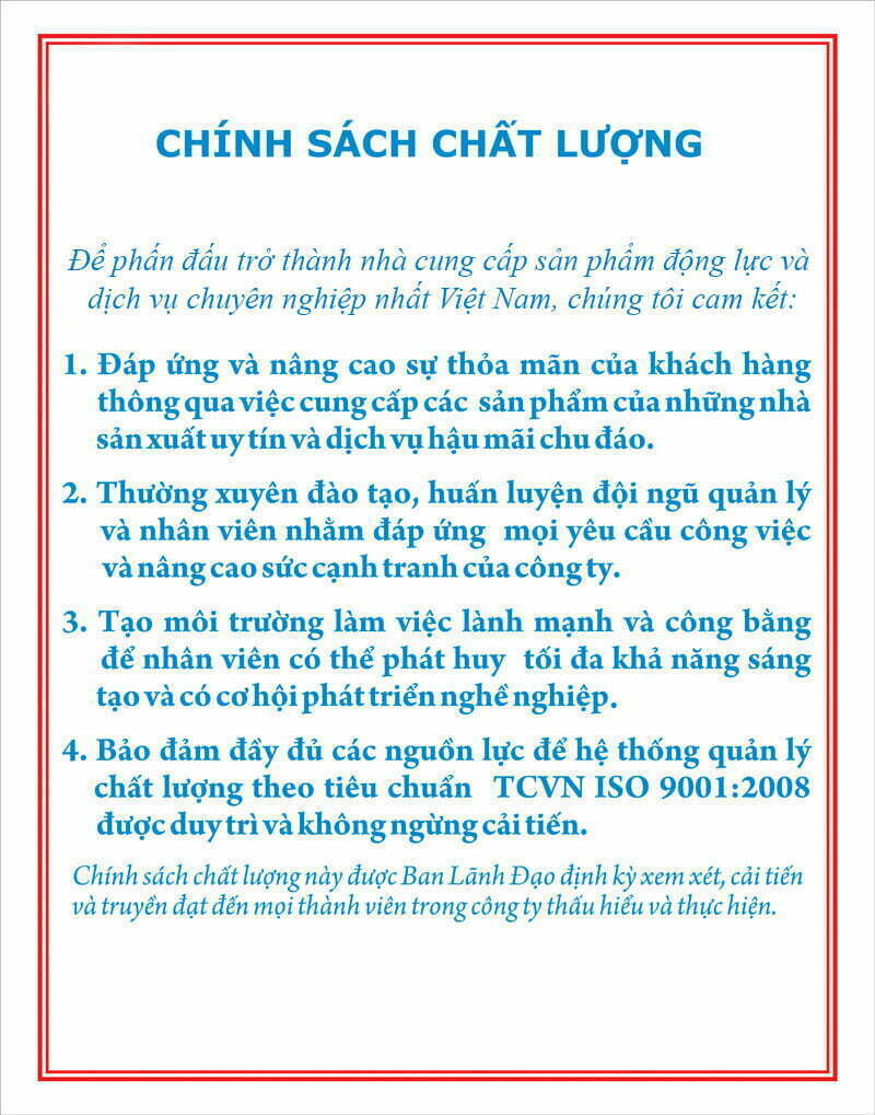 chinh sach chat luong AKBC