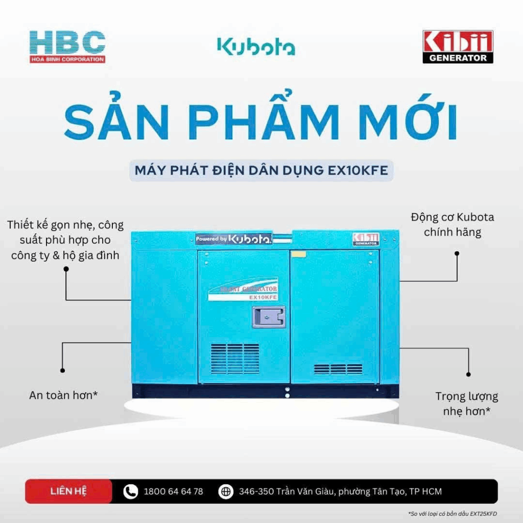 Máy phát điện Kibii