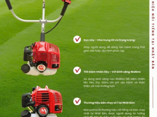 Máy cắt cỏ Maruyama - thương hiệu uy tín tới từ Nhật Bản