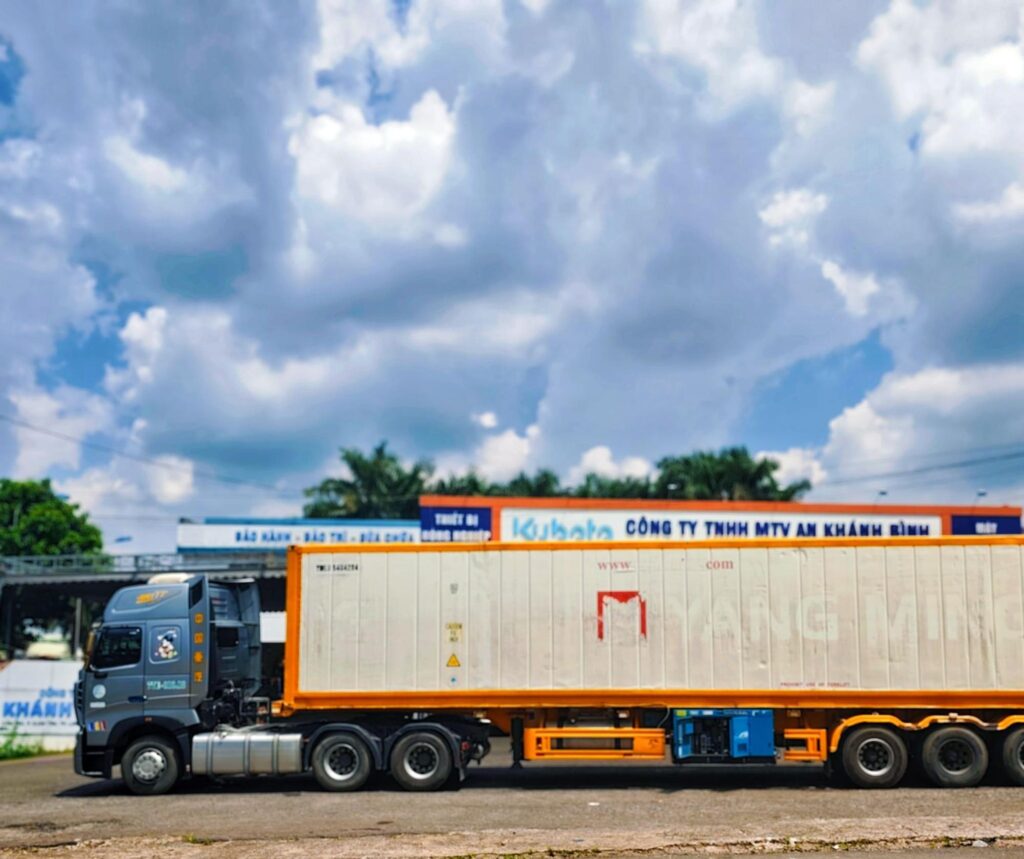 Máy phát điện container Kibii được nhiều tài xế tin dùng