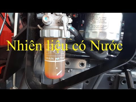 Nước trong nhiên liệu sẽ làm rỉ sét hệ thống kim phun và gây tắt MÁY NÔNG NGHIỆP