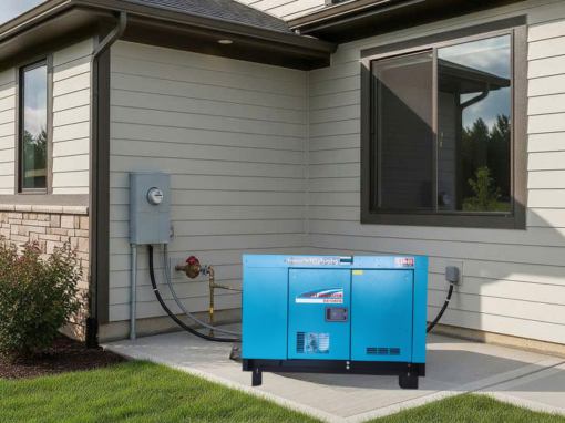 Lắp đặt máy phát điện ngoài trời