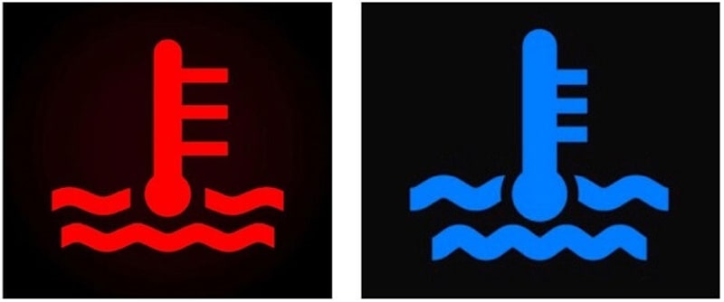 Đèn cảnh báo nhiệt độ nước làm mát cao trên máy phát điện container lạnh Kibii EXT25KFD