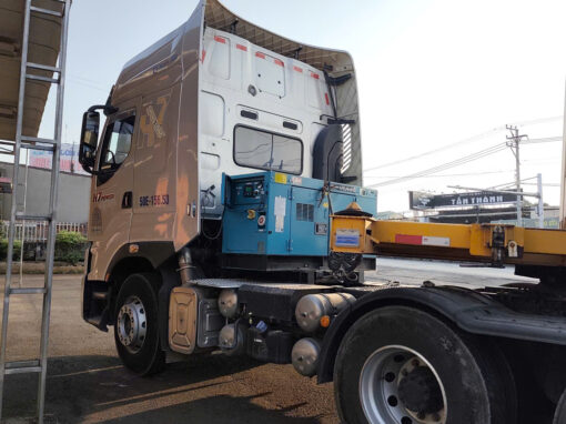 Máy phát điện container lạnh Kibii được trang bị động cơ Kubota mạnh mẽ