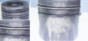 Pha nhớt quá ít có thể khiến piston bị trầy xước