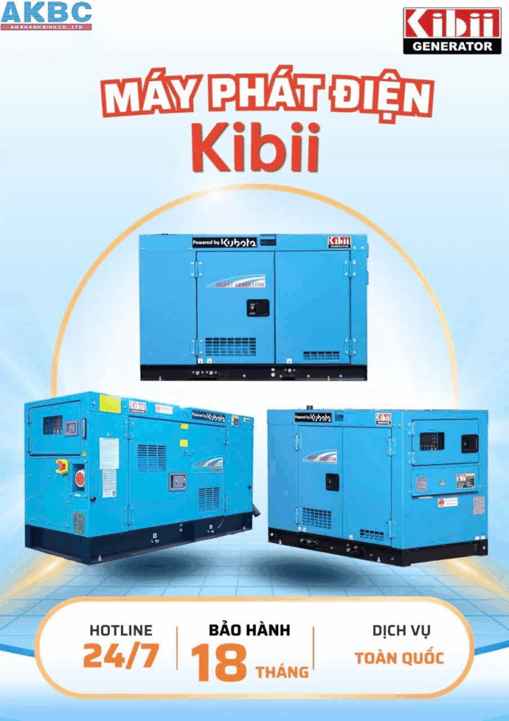 Máy phát điện dành riêng cho container lạnh KiBii với chế độ hậu mãi toàn diện