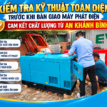Kiểm tra kĩ thuật trước khi bàn giao máy phát điện