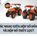 Sự khác biệt giữa hộp số đồng tốc và hộp số thủy lực trên máy cày Kubota
