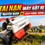 TAI NẠN MÁY GẶT BỊ LẬT: NGUYÊN NHÂN VÀ CÁCH PHÒNG TRÁNH AN TOÀN 3 máy gặt bị lật